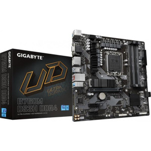 Материнская плата Gigabyte B760M DS3H DDR4 Socket 1700 Материнская плата Gigabyte B760M DS3H DDR4 Socket 1700