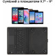 Чехол-клавиатура Airon Premium Universal 10-11" Black (4822352781061) с тачпадом