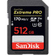 Карта пам`яті SDXC 512GB UHS-I/U3 Class 10 SanDisk Extreme Pro R170/W90MB/s (SDSDXXY-512G-GN4IN)