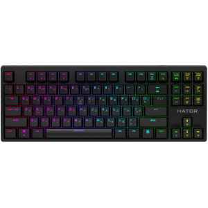 Клавиатура Hator Rockfall Evo TKL Optical Ukr (HTK-630) Black USB Клавиатура Hator Rockfall Evo TKL Optical Ukr (HTK-630) Black USB