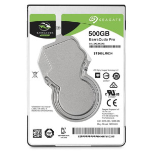 HDD 2.5" SATA 500GB Seagate BarraCuda Pro 7200rpm 128MB (ST500LM034) HDD 2.5" SATA 500GB Seagate BarraCuda Pro 7200rpm 128MB (ST500LM034)