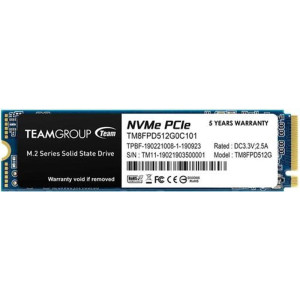 SSD 512GB Team MP33 Pro M.2 2280 PCIe 3.0 x4 3D TLC (TM8FPD512G0C101) SSD 512GB Team MP33 Pro M.2 2280 PCIe 3.0 x4 3D TLC (TM8FPD512G0C101)