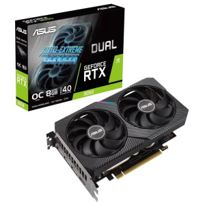 Видеокарта GF RTX 3050 8GB GDDR6 Dual OC Asus (DUAL-RTX3050-O8G) Видеокарта GF RTX 3050 8GB GDDR6 Dual OC Asus (DUAL-RTX3050-O8G)
