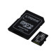 Карта пам`яті MicroSDXC 256GB UHS-I/U3 Class 10 Kingston Canvas Select Plus R100/W85MB/s + SD-адаптер (SDCS2/256GB)