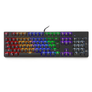 Клавиатура Motospeed CK107 Outemu Blue RGB (mtk96mb) Black USB