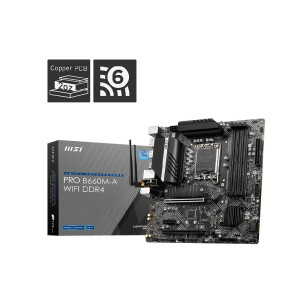 MSI PRO B660M-A WIFI DDR4 Socket 1700 MSI PRO B660M-A WIFI DDR4 Socket 1700