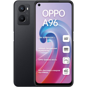 Смартфон Oppo A96 8/128GB Dual Sim Starry Black Смартфон Oppo A96 8/128GB Dual Sim Starry Black
