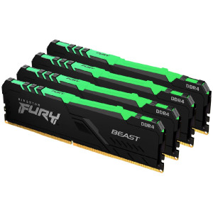 DDR4 4x32GB/3200 Kingston Fury Beast RGB (KF432C16BBAK4/128) DDR4 4x32GB/3200 Kingston Fury Beast RGB (KF432C16BBAK4/128)