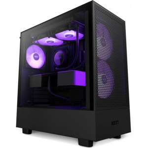 Корпус NZXT H5 Flow RGB Black (CC-H51FB-R1) без БЖ Корпус NZXT H5 Flow RGB Black (CC-H51FB-R1) без БЖ