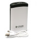 Универсальная мобильная батарея PowerPlant PB-LA9212 7800mAh Black/White (PPLA9212) + универсальный кабель