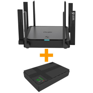 Беспроводной маршрутизатор Ruijie Reyee RG-EW3200GX PRO + ИБП Yepo Mini Smart Portable UPS Беспроводной маршрутизатор Ruijie Reyee RG-EW3200GX PRO + ИБП Yepo Mini Smart Portable UPS