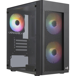Корпус AeroCool Hexform-G-BK-v2 (ACCS-PV38033.11) Black без БЖ Корпус AeroCool Hexform-G-BK-v2 (ACCS-PV38033.11) Black без БЖ