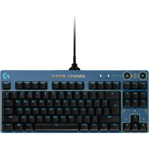 Клавiатура Logitech G PRO Mechanical Keyboard League of Legends Edition - LOL-WAVE2 (920-010537) Blue USB