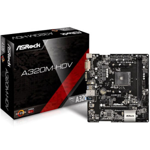 ASRock A320M-HDV Socket AM4 ASRock A320M-HDV Socket AM4