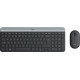 Комплект (клавиатура, мышка) беспроводной Logitech MK470 Graphite USB (920-009204)