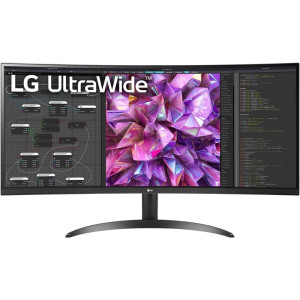 Монiтор LG 34" UltraWide 34WQ60C-B IPS Black Curved Монiтор LG 34" UltraWide 34WQ60C-B IPS Black Curved
