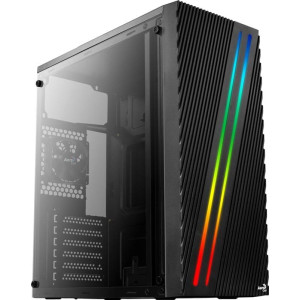 Корпус AEROCOOL PGS Streak Black (Streak-A-BK-v1) без БП Корпус AEROCOOL PGS Streak Black (Streak-A-BK-v1) без БП