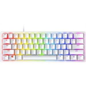 Клавіатура Razer Huntsman Mini Mercury Edition Purple Switch White (RZ03-03390300-R3M1) USB Клавіатура Razer Huntsman Mini Mercury Edition Purple Switch White (RZ03-03390300-R3M1) USB