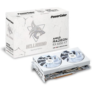 Відеокарта AMD Radeon RX 6650 XT 8GB GDDR6 Hellhound Spectral White PowerColor (AXRX 6650XT 8GBD6-3DHLV2/OC) Відеокарта AMD Radeon RX 6650 XT 8GB GDDR6 Hellhound Spectral White PowerColor (AXRX 6650XT 8GBD6-3DHLV2/OC)
