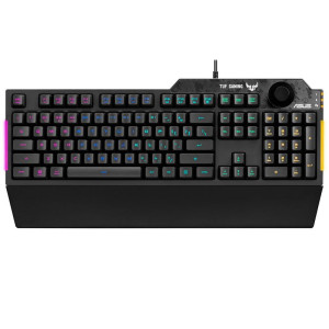 Клавіатура Asus TUF Gaming K1 USB Black UKR (90MP01X0-BKMA00) Клавіатура Asus TUF Gaming K1 USB Black UKR (90MP01X0-BKMA00)