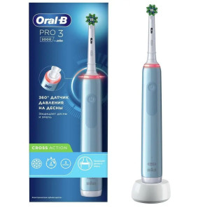 Зубная электрощетка Braun Oral-B Pro3 3000 Cross Action Blue (D505.513.3) Зубная электрощетка Braun Oral-B Pro3 3000 Cross Action Blue (D505.513.3)