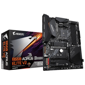 Материнская плата Gigabyte B550 Aorus Elite V2 Socket AM4 Материнская плата Gigabyte B550 Aorus Elite V2 Socket AM4