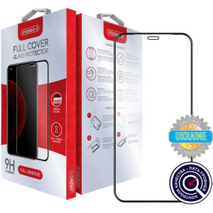 Захисне скло Intaleo для Apple iPhone 12 Full Glue Black (1283126506406)