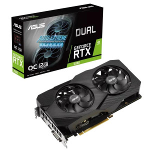 Відеокарта GF RTX 2060 12GB GDDR6 Dual Evo OC Asus (DUAL-RTX2060-O12G-EVO) Відеокарта GF RTX 2060 12GB GDDR6 Dual Evo OC Asus (DUAL-RTX2060-O12G-EVO)