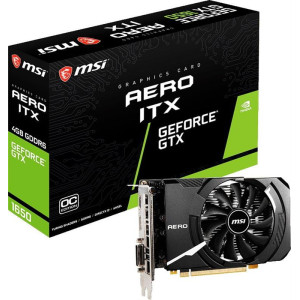 GF GTX 1650 4GB GDDR6 Aero ITX OC MSI (GeForce GTX 1650 D6 AERO ITX OC) GF GTX 1650 4GB GDDR6 Aero ITX OC MSI (GeForce GTX 1650 D6 AERO ITX OC)