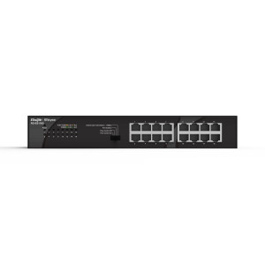 Комутатор Ruijie Reyee RG-ES116G (16xGE, CCTV, ext. data link 250m, Port Isolation, rack mount, метал) Комутатор Ruijie Reyee RG-ES116G (16xGE, CCTV, ext. data link 250m, Port Isolation, rack mount, метал)