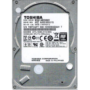 HDD 2.5" SATA 500GB Toshiba 5400rpm 8MB (MQ01ABD050V) HDD 2.5" SATA 500GB Toshiba 5400rpm 8MB (MQ01ABD050V)