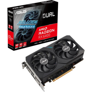 Відеокарта AMD Radeon RX 6400 4GB GDDR6 Dual ASUS (DUAL-RX6400-4G) Відеокарта AMD Radeon RX 6400 4GB GDDR6 Dual ASUS (DUAL-RX6400-4G)