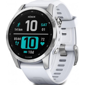 Смарт-годинник Garmin Fenix 7S Stainless Steel with Whitestone Band (010-02539-03) Смарт-годинник Garmin Fenix 7S Stainless Steel with Whitestone Band (010-02539-03)