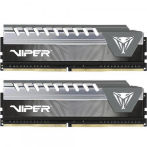 DDR4 2x8GB/2666 Patriot Viper Elite Black/Gray (PVE416G266C6KGY) DDR4 2x8GB/2666 Patriot Viper Elite Black/Gray (PVE416G266C6KGY)