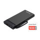 Универсальная мобильная батарея ColorWay Metal Case 10000mAh Black (CW-PB100LPI1BK-D)