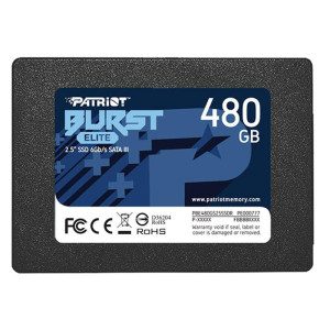 SSD 480GB Patriot Burst Elite 2.5" SATAIII TLC (PBE480GS25SSDR) SSD 480GB Patriot Burst Elite 2.5" SATAIII TLC (PBE480GS25SSDR)