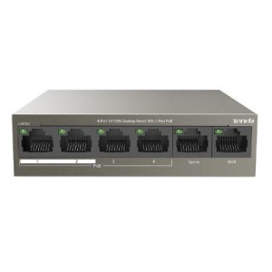 Комутатор Tenda TEF1106P-4-63W (4xFE PoE, 2xFE, 63Вт) Комутатор Tenda TEF1106P-4-63W (4xFE PoE, 2xFE, 63Вт)