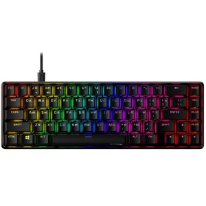 Клавіатура HyperX Alloy Origins 65 Red RGB ENG/RU Black (4P5D6AX) USB Клавіатура HyperX Alloy Origins 65 Red RGB ENG/RU Black (4P5D6AX) USB