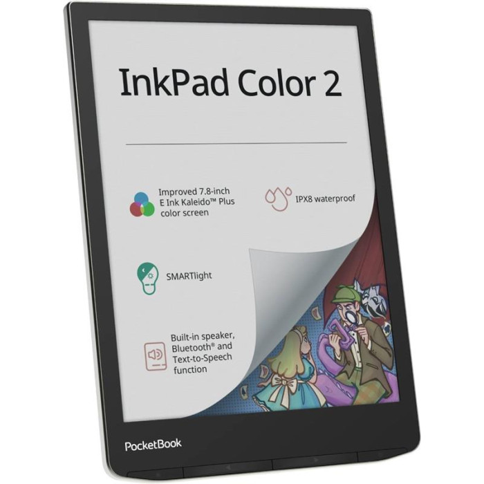 Электронная книга PocketBook 743C InkPad Color 2 Moon Silver (PB743C-N-CIS)