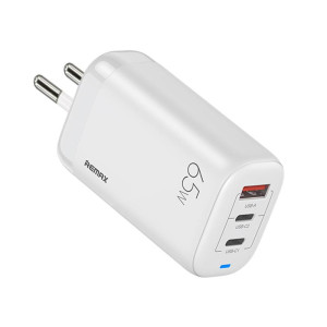 Сетевое зарядное устройство для Remax Ligil Series 65W PD + QC Fast Charger White (RP-U55)