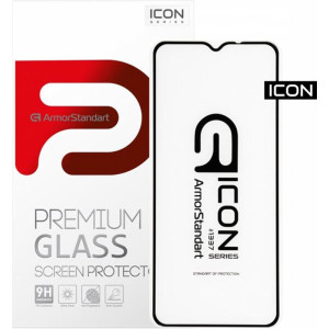 Защитное стекло Armorstandart Icon для Xiaomi Redmi 9A/9C Black (ARM56295)