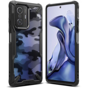 Чехол-накладка Ringke Fusion X для Xiaomi Mi 11T/Mi 11T Pro Camo Black (RCX4979) Чехол-накладка Ringke Fusion X для Xiaomi Mi 11T/Mi 11T Pro Camo Black (RCX4979)