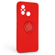 Чехол-накладка Armorstandart Icon Ring для Xiaomi Redmi 12C Red (ARM68792)