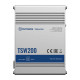 Коммутатор Teltonika TSW200 (TSW200000010) (industrial, unmanaged, 8xGE PoE+, 2xSFP, IP30, ALU Case, 2 pin industrial DC, max PoE 240W)