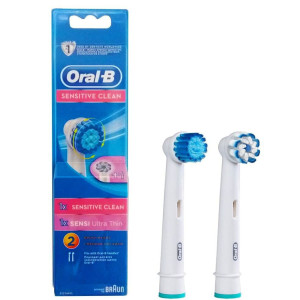 Насадка Braun Oral-B Sensitive Clean EB17S + Sensi UltraThin EB60 Насадка Braun Oral-B Sensitive Clean EB17S + Sensi UltraThin EB60
