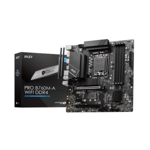 Материнская плата MSI Pro B760M-A WiFi DDR4 Socket 1700 Материнская плата MSI Pro B760M-A WiFi DDR4 Socket 1700