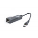 Мережевий адаптер Gembird (NIC-U3-02) USB - Fast Ethernet, чорний