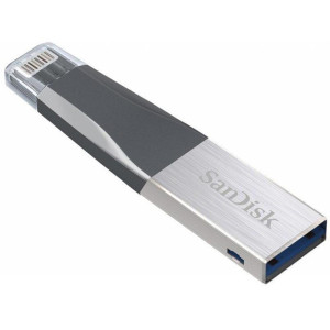 Флеш-накопитель USB3.0 64GB Lightning SanDisk iXpand Mini Black/Silver (SDIX40N-064G-GN6NN) Флеш-накопитель USB3.0 64GB Lightning SanDisk iXpand Mini Black/Silver (SDIX40N-064G-GN6NN)