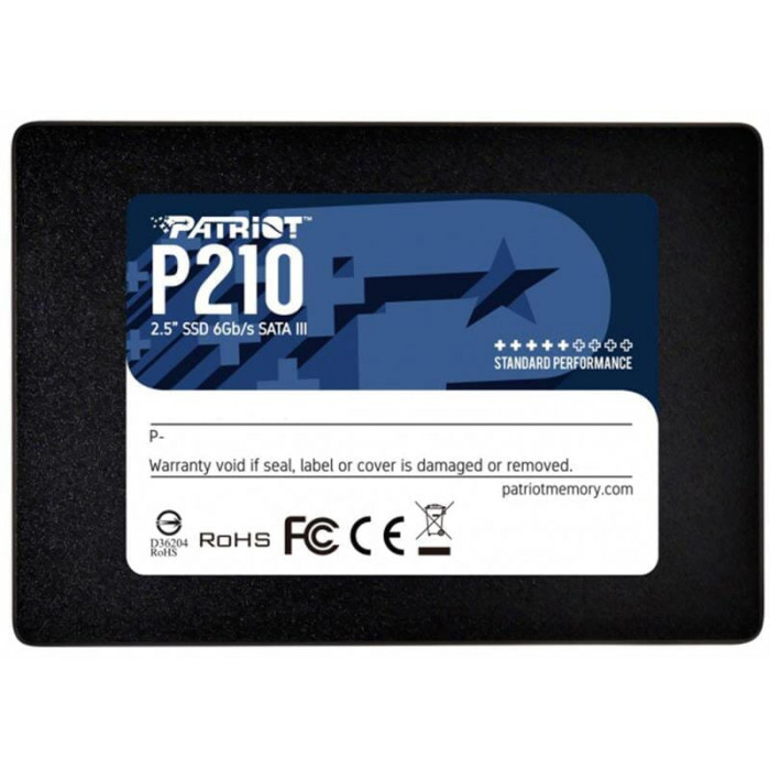 SSD 256GB Patriot P210 2.5" SATAIII TLC (P210S256G25)