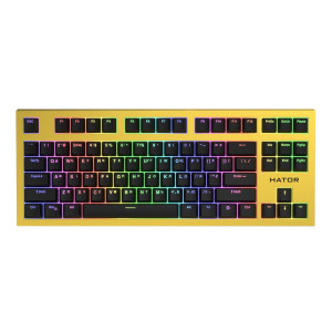 Клавиатура беспроводная Hator Skyfall TKL Pro Wireless ENG/UKR/RUS (HTK-668) Yellow Клавиатура беспроводная Hator Skyfall TKL Pro Wireless ENG/UKR/RUS (HTK-668) Yellow